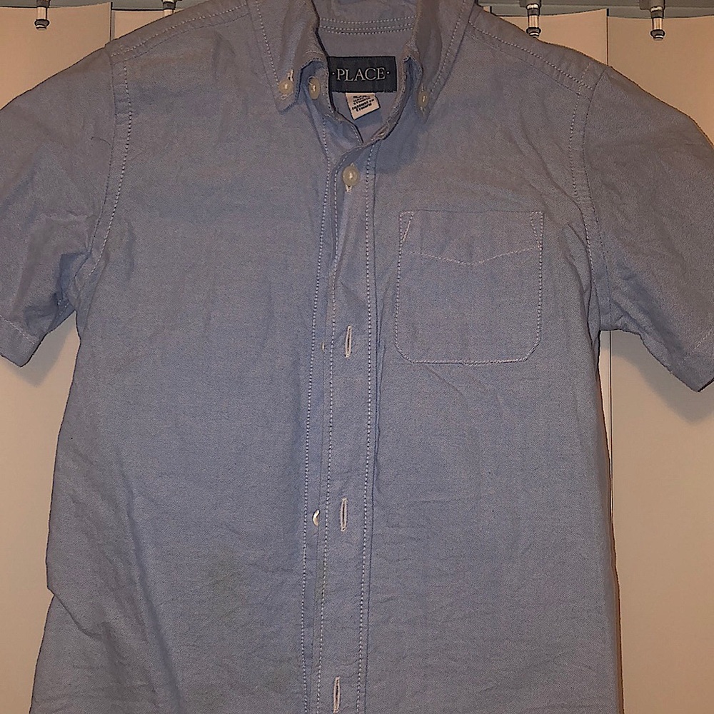 Light blue button up for boys !